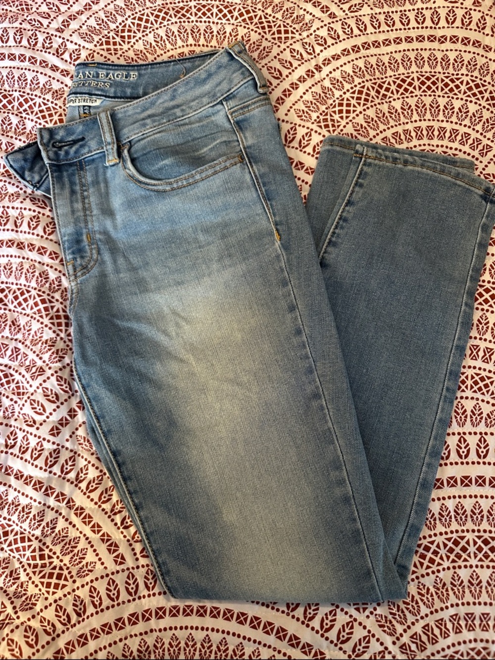 American Eagle Light Wash Jeggings
